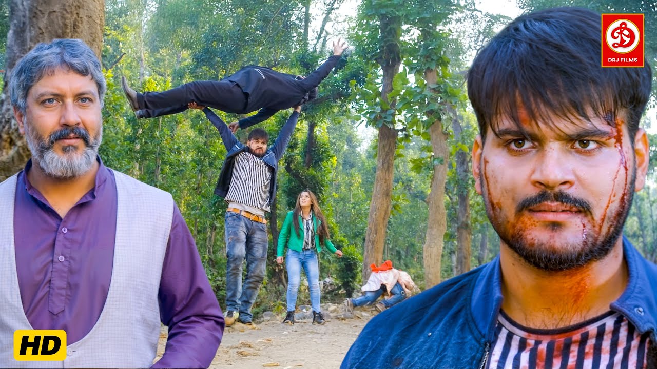 जब अरविंद अकेला कल्लू अकेले ही भिड़ गए गुंडों से! दमदार एक्शन सीन | Jaan Movie | #Kallu | Jaan Movie