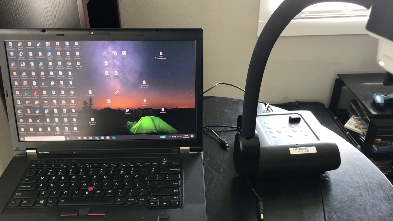 How to hook up your Document Camera to your Computer