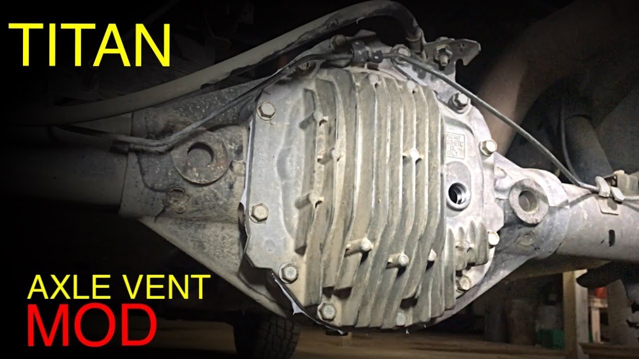 Nissan Titan Rear Axle Vent Modification 2004+