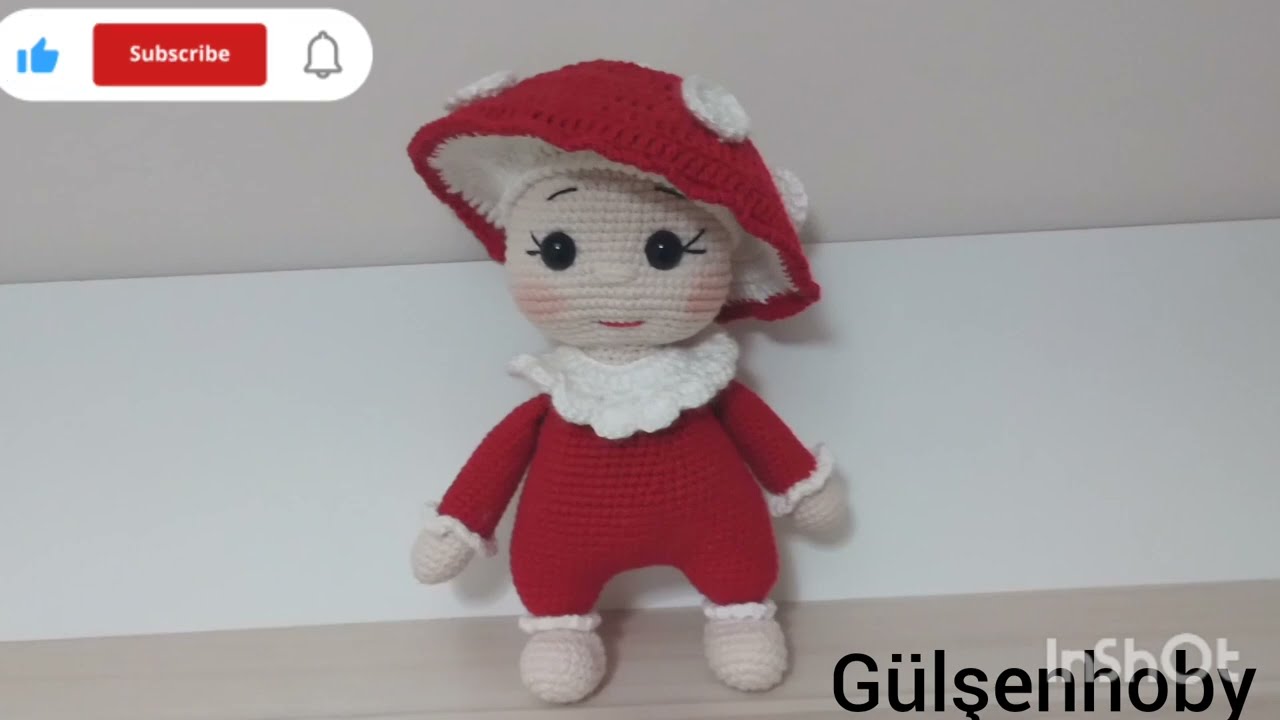 Amigurumi mantar bebek yapımı 4.bölüm #howtocrochet #howto #amigurumi #crochet #knitting #örgü