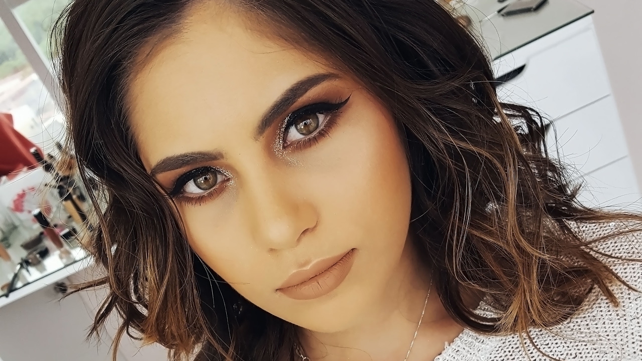 Nath Freire | esfumado DOURADO com MARROM -  MAQUIANDO CLIENTE #43