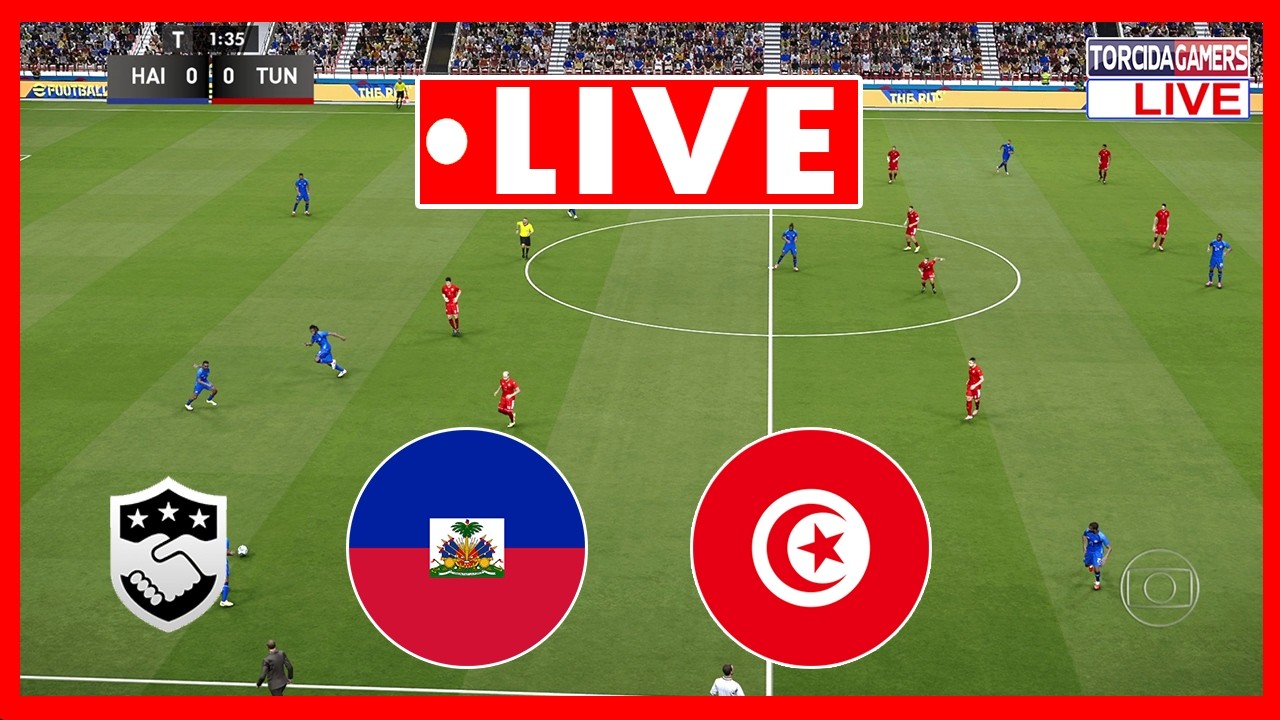 Haiti vs Tunisia LIVE | International Friendly Match 2026 | Match Simulation