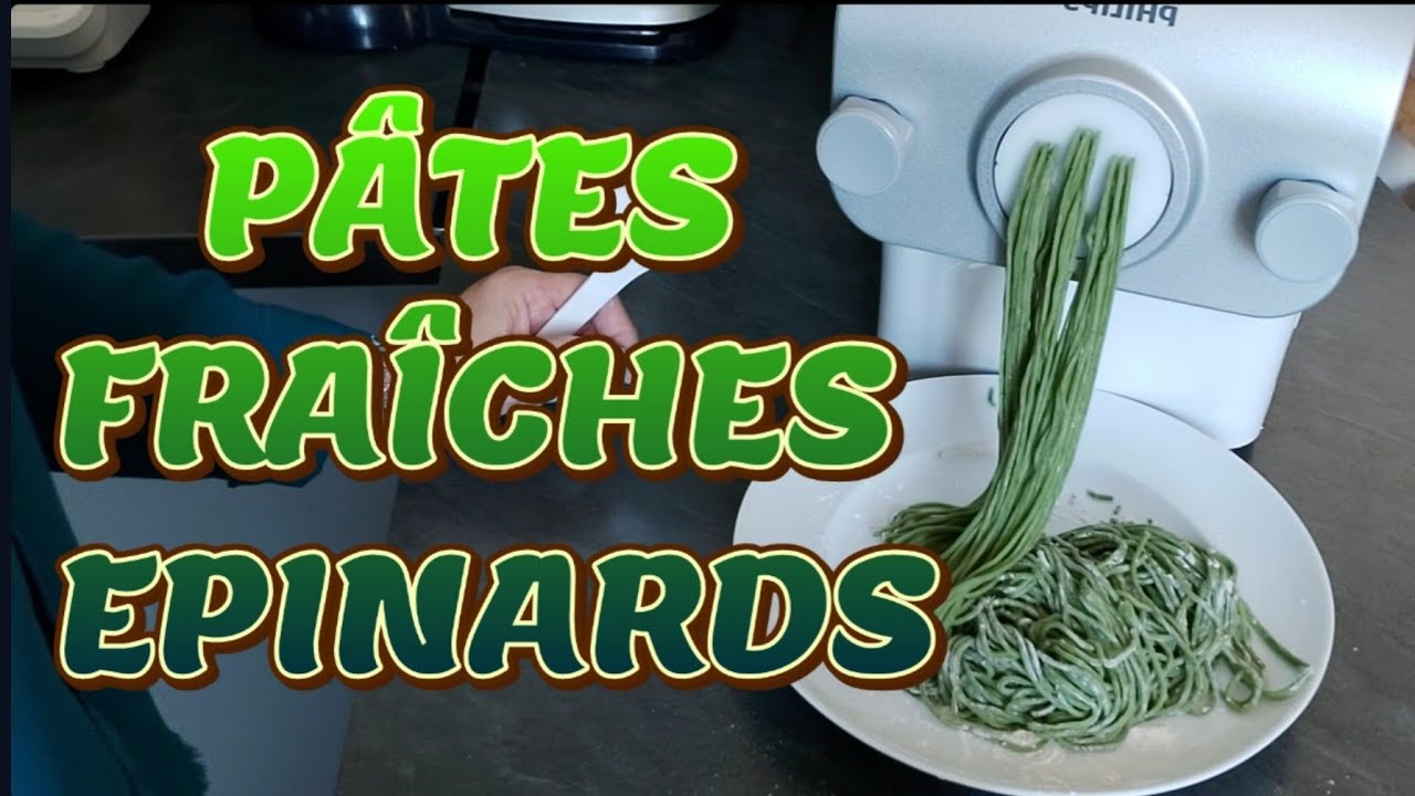🥰 PHILIPS MACHINE À PÂTES 🤗 ÉPINARDS 🥰