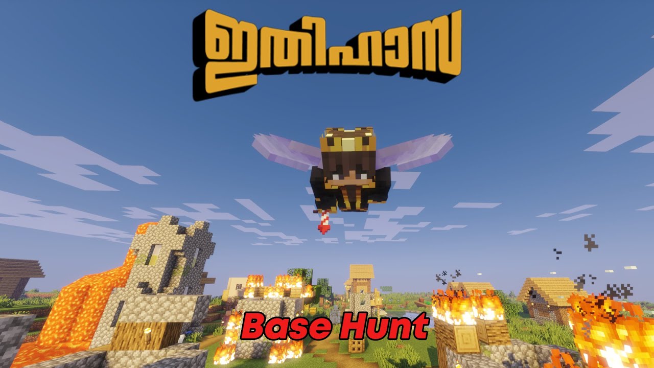 Ithihasa Griefing and Base Hunt | minecraft malayalam