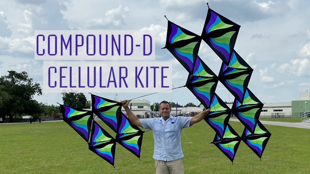 Assembling The Compound D Cellular Kite | Robert Brasington Kites