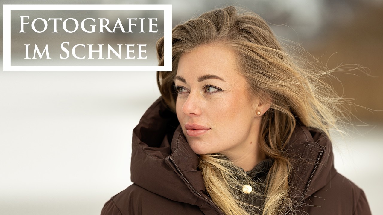 Portraitfotografie im Schnee.