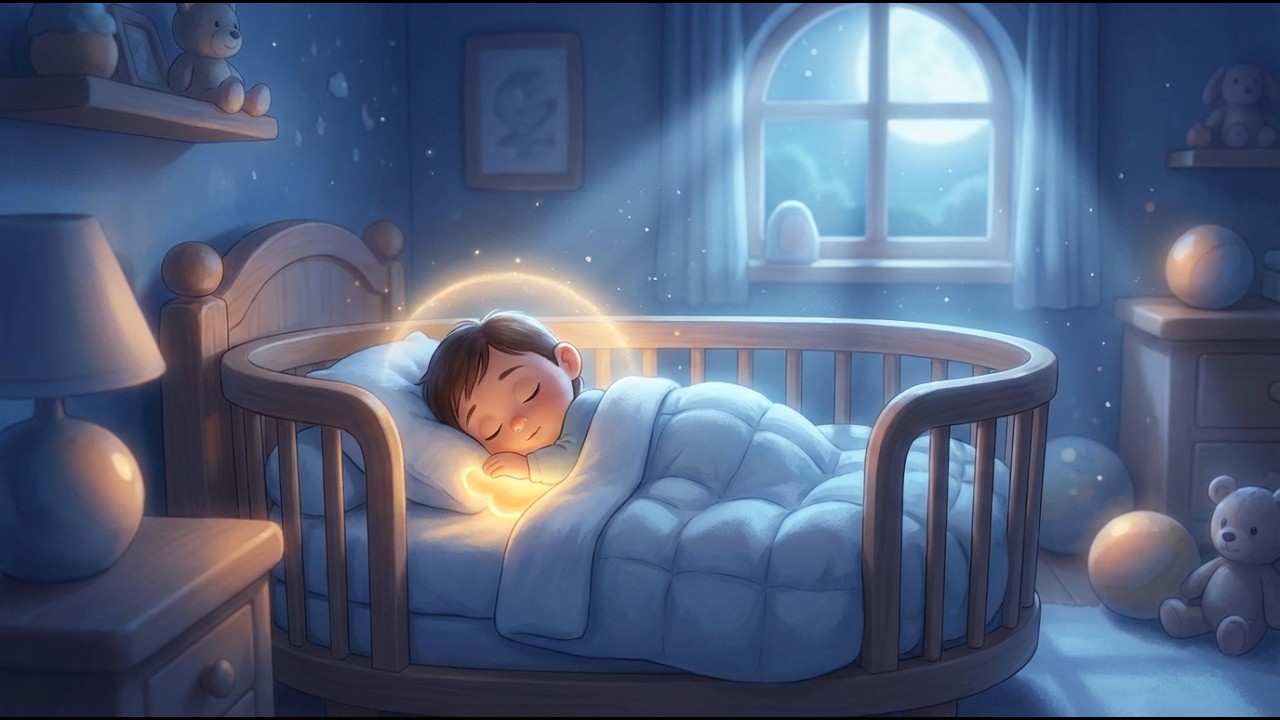 💙❄️ Cool Sheets, Warm Heart – Soothing Bedtime Lullaby for Deep Baby Sleep