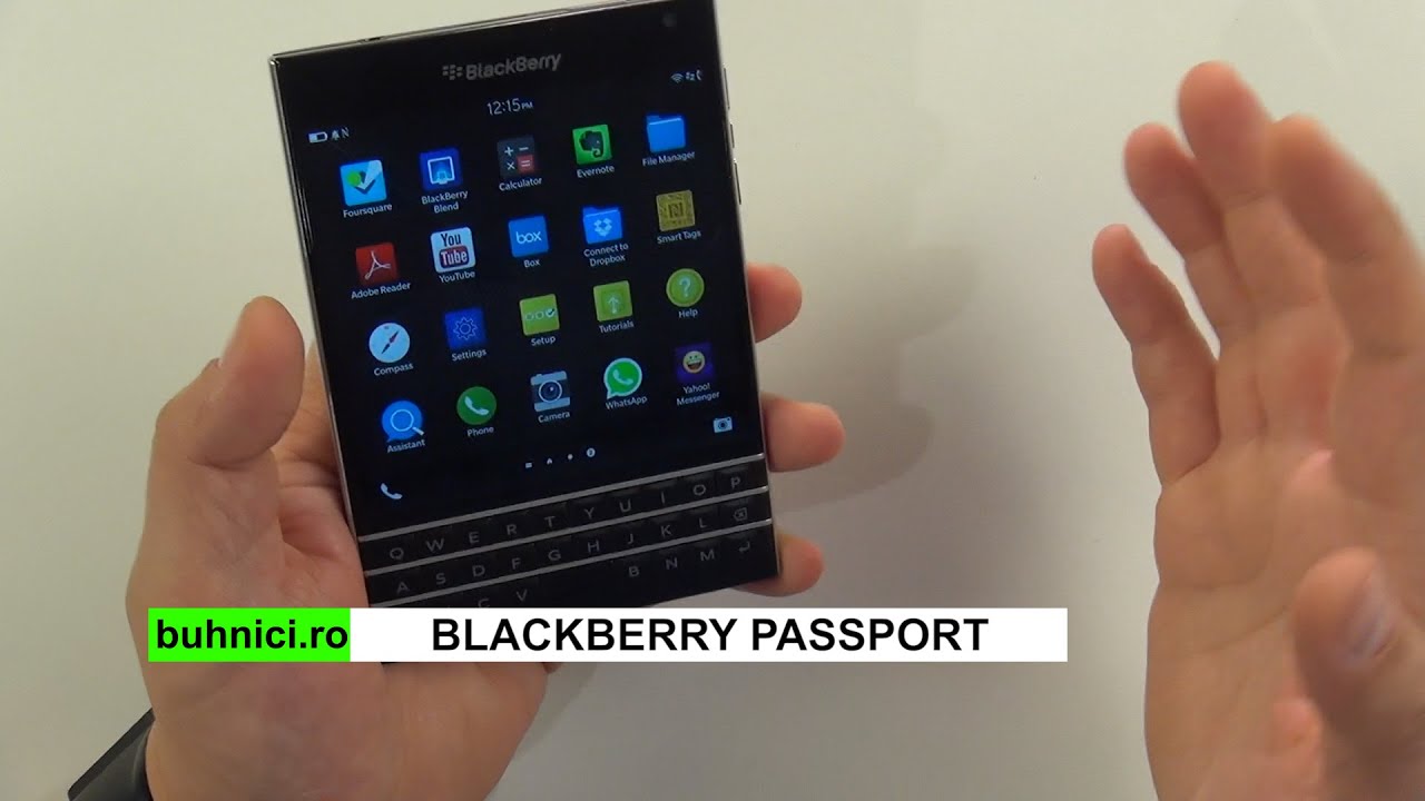 BlackBerry Passport review (www.buhnici.ro)