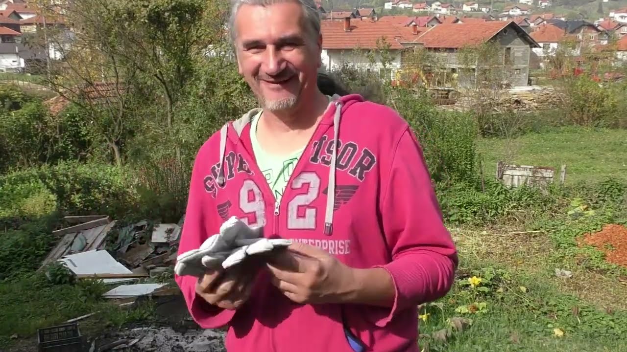 RIČI I KONA SA SELA - OVAKO SMO MI ČISTILI DVORIŠTE OKO KUĆE
