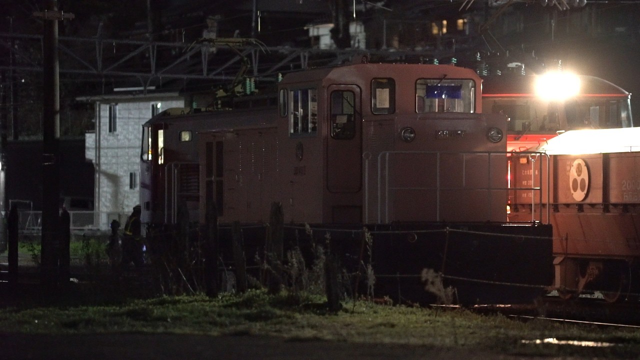 Locomotive Train 美濃赤坂駅 EF510形 電気機関車 DD45 ディーゼル機関車 ホキ2000形 貨車 JR Freight Hopper car Railway