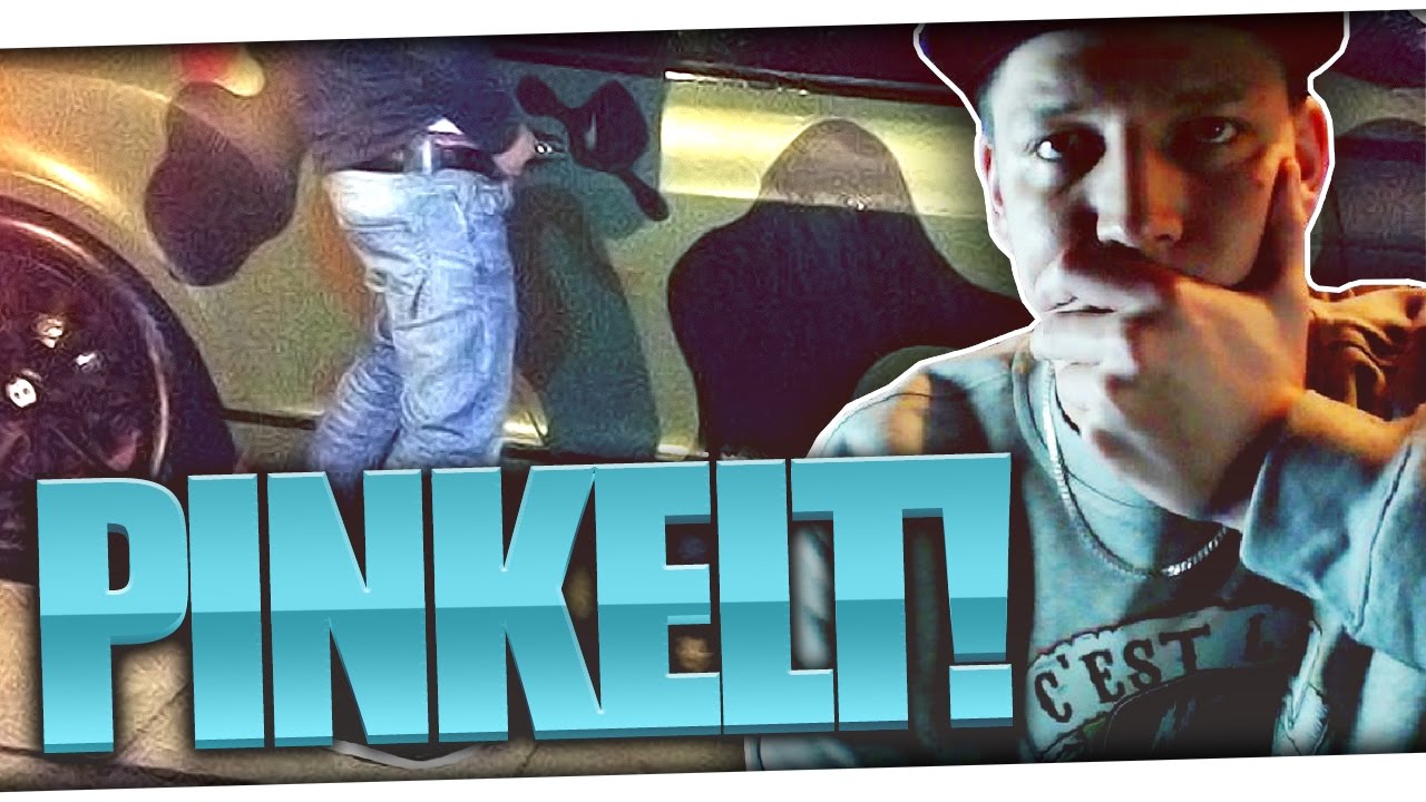 Zuschauer PINKELT gegen mein AUTO ....
