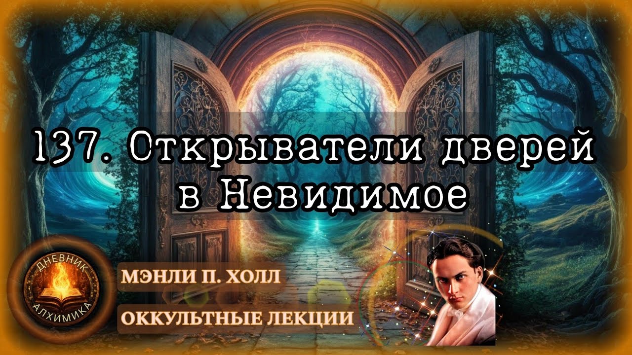 137. Открыватели дверей в Невидимое / ЛЕКЦИЯ / Мэнли Палмер Холл