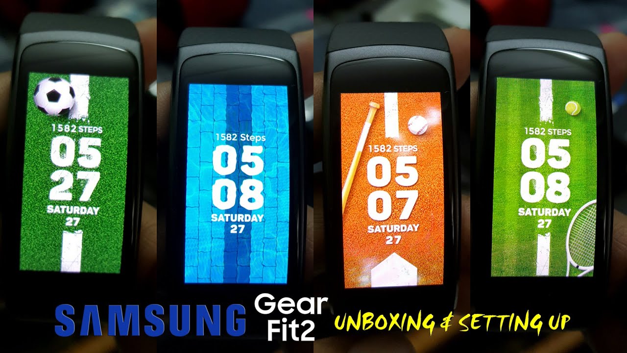 Samsung Gear Fit 2 - Unboxing & Setting Up
