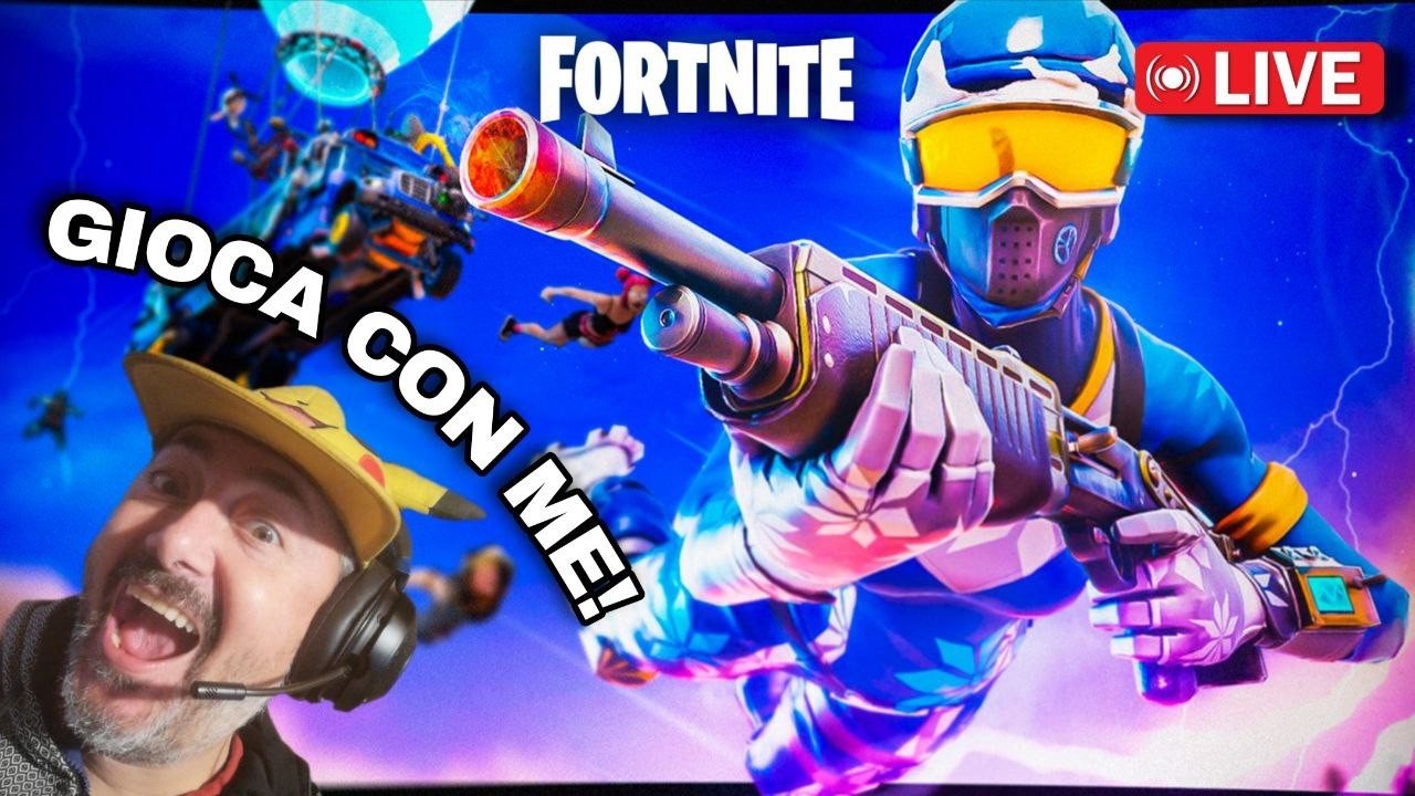 FORTNITE - Ciao ciao buon Lunedì , giochiamo!!