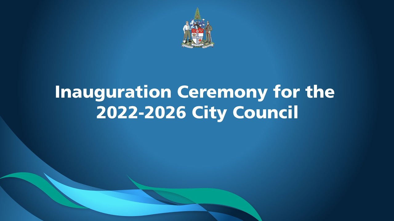 Inauguration Ceremony for the 2022-2026 City Council