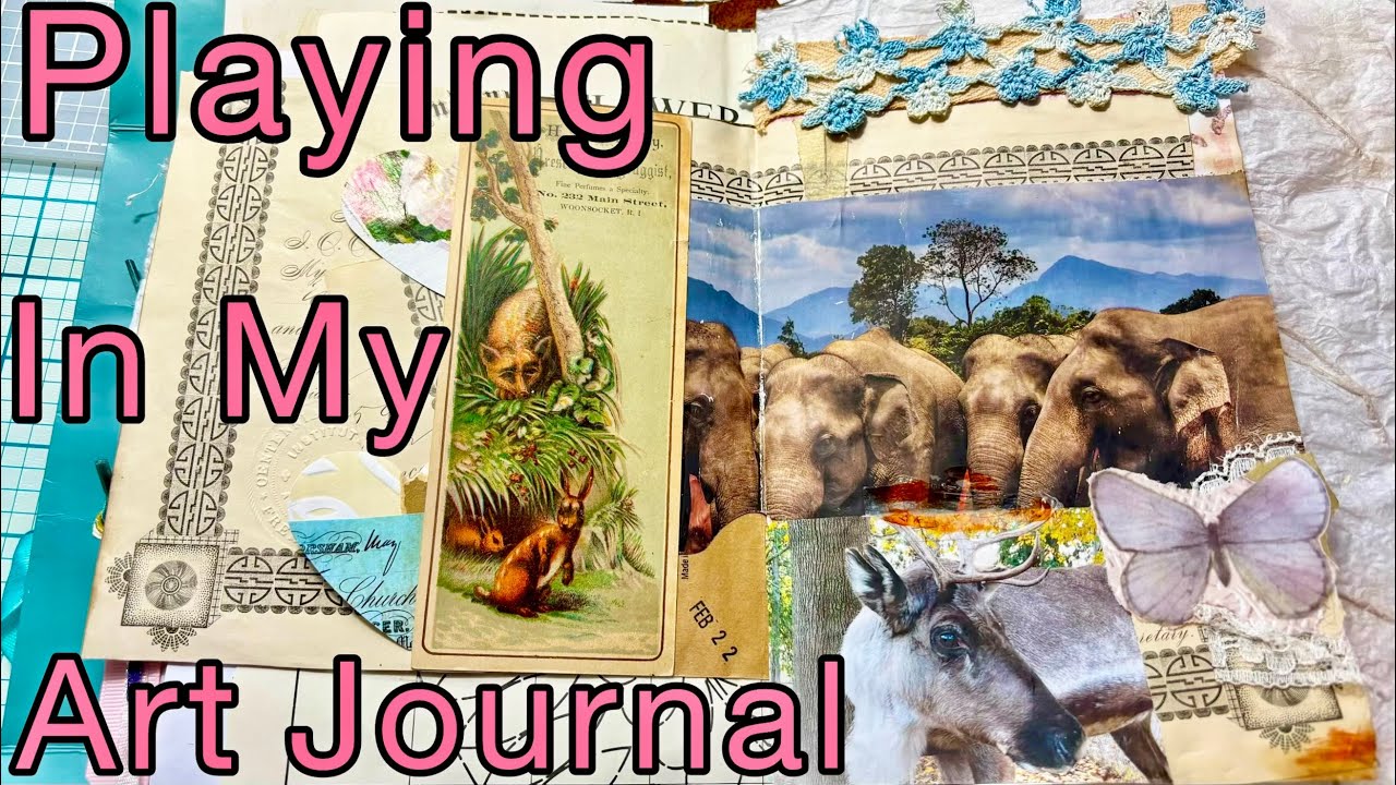 Relaxed Junk Journaling, Simple Art