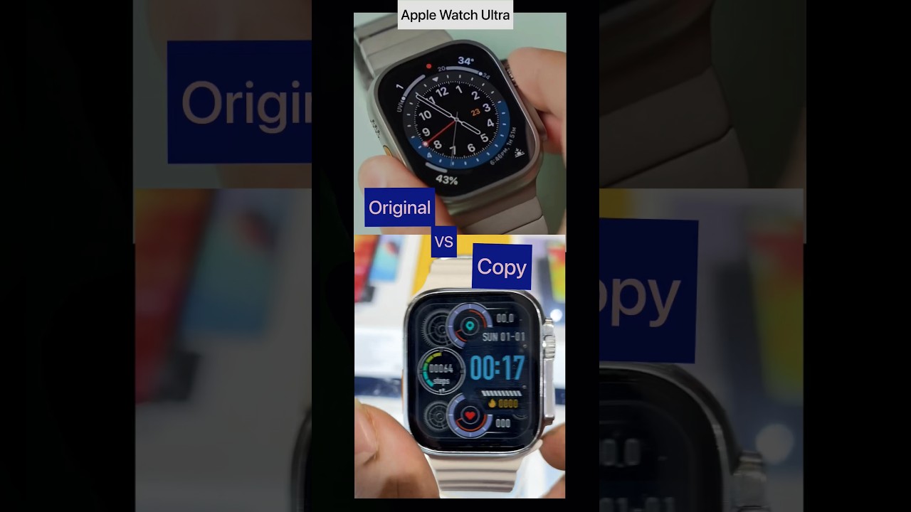 apple watch ultra original vs copy