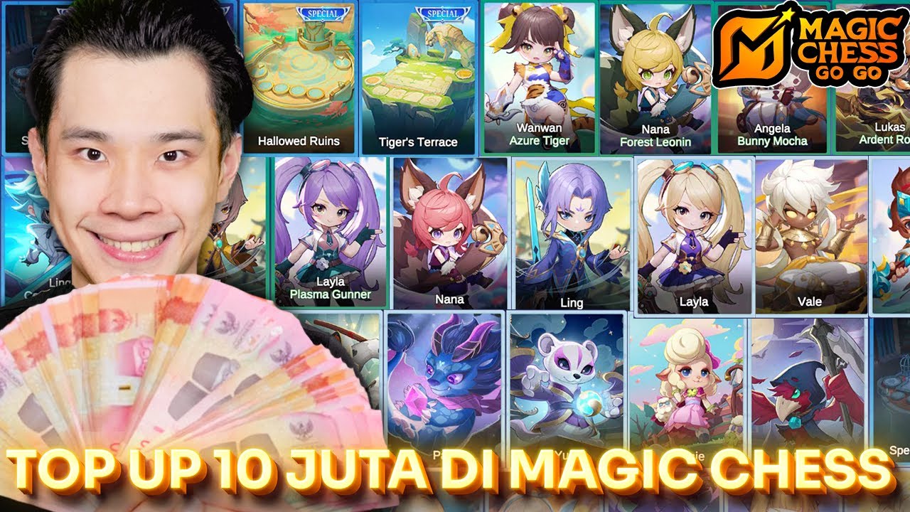 TOP UP 10 JUTA DI MAGIC CHESS: GOGO DAPET APA AJA?