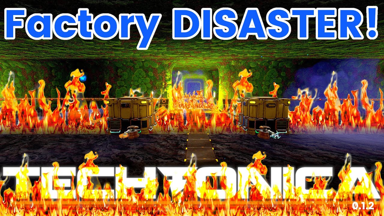 Disaster Strikes My Factory in Techtonica 0.1.2