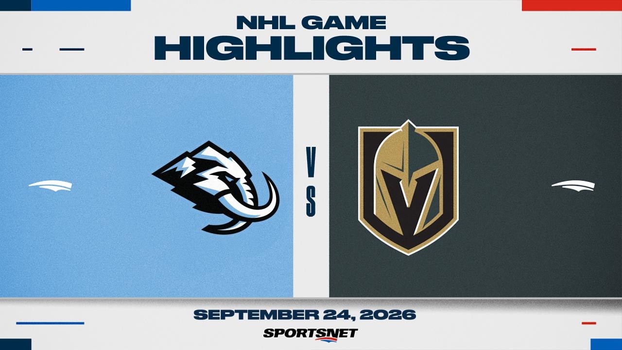 NHL Pre-Season Highlights | Mammoth vs. Golden Knights - September 24, 2026
