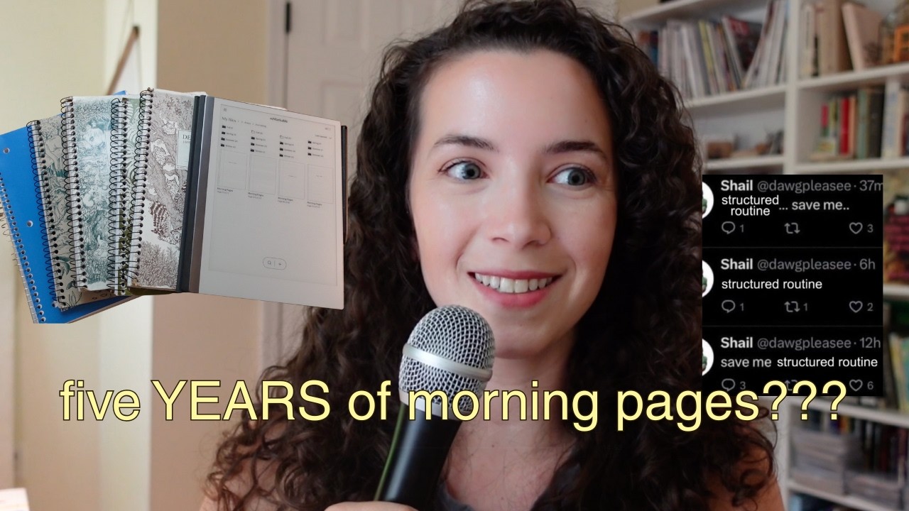 I've written morning pages (almost) daily for...five years?