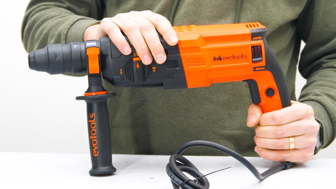 Ciocan rotopercutor de buget cu mandrina interschimbabila. Evotools RH800