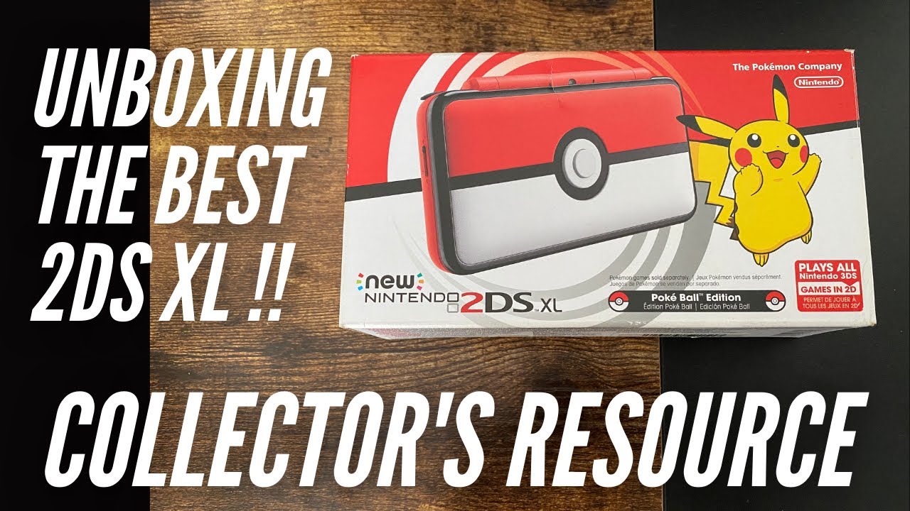 New Nintendo 2DS XL Pokemon Pokeball Edition Unboxing (2021) | Collector's Resource