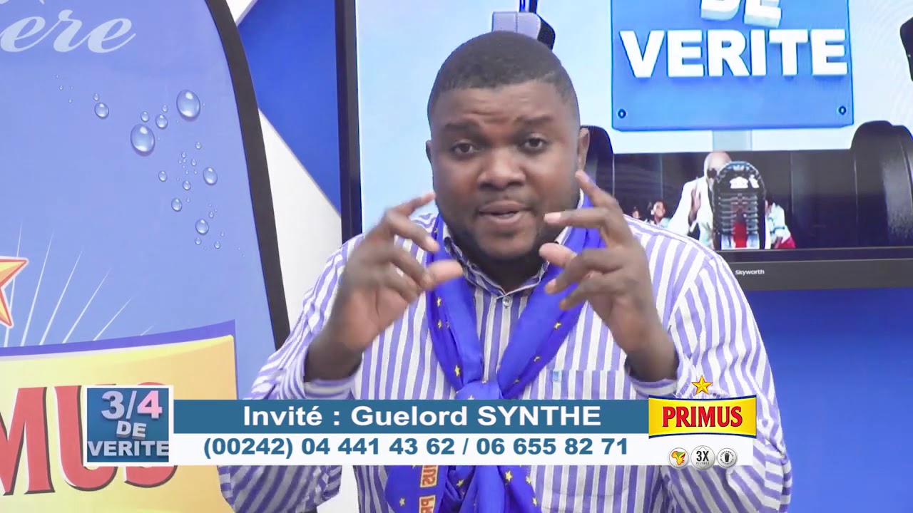 3/4 DE VERITES INVITE GUELORD SYNTHE JE SUIS FIER D'ETRE UN MUSICIEN DE NKAYI