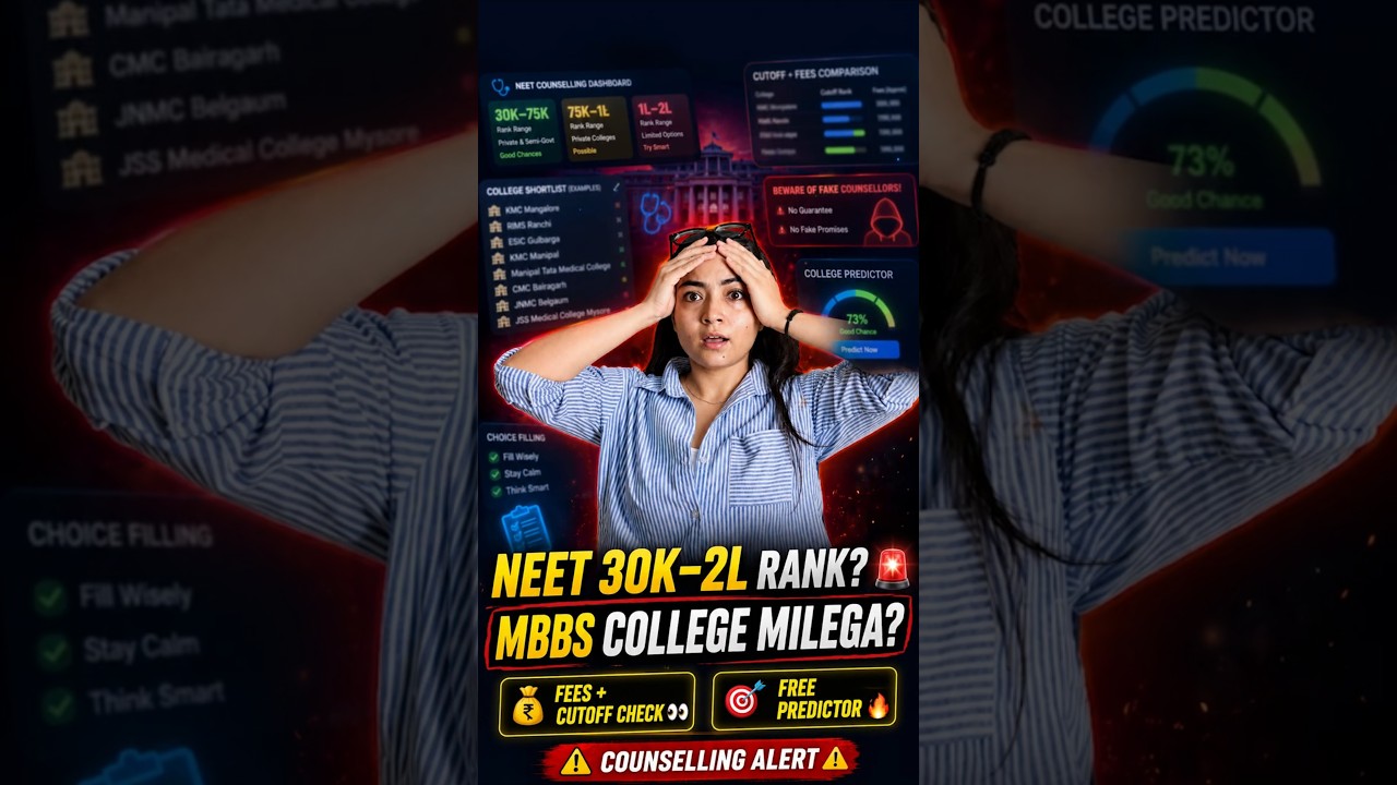 NEET Rank Wise Top MBBS Colleges, 30K, 75K, 1L, 2L Rank Options