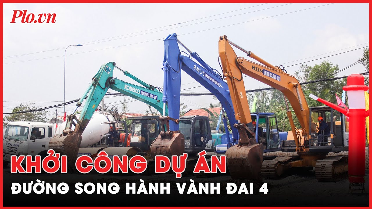 Long An khởi công dự án đường song hành Vành Đai 4 - PLO