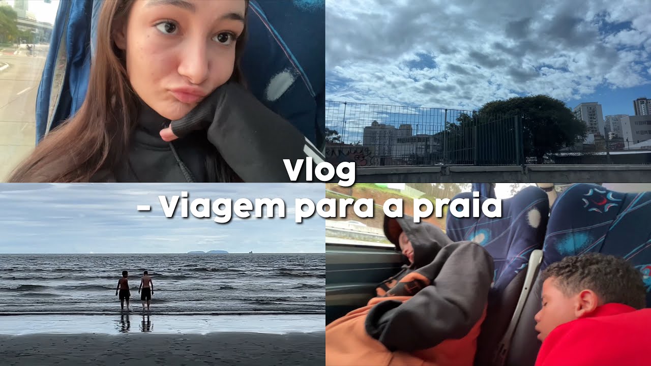 VLOG!! | Viagem para a praia 🌊☀️