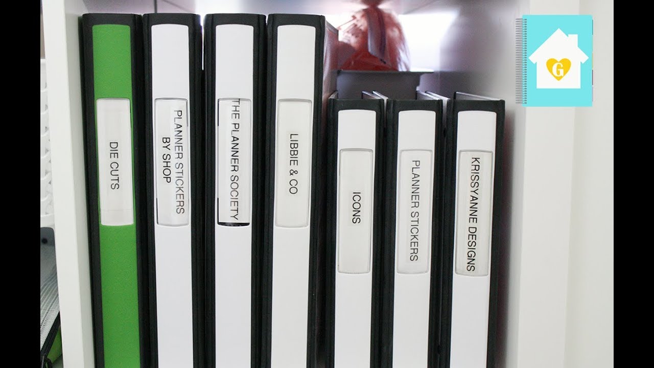 HOW I STORE PLANNER SUPPLIES | PLANNER SUPPLY STORAGE