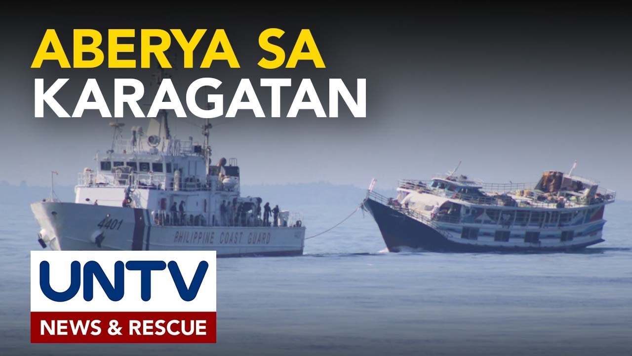 Mahigit 200 pasahero ng nasiraang bangka, nasagip ng Philippine Coast Guard