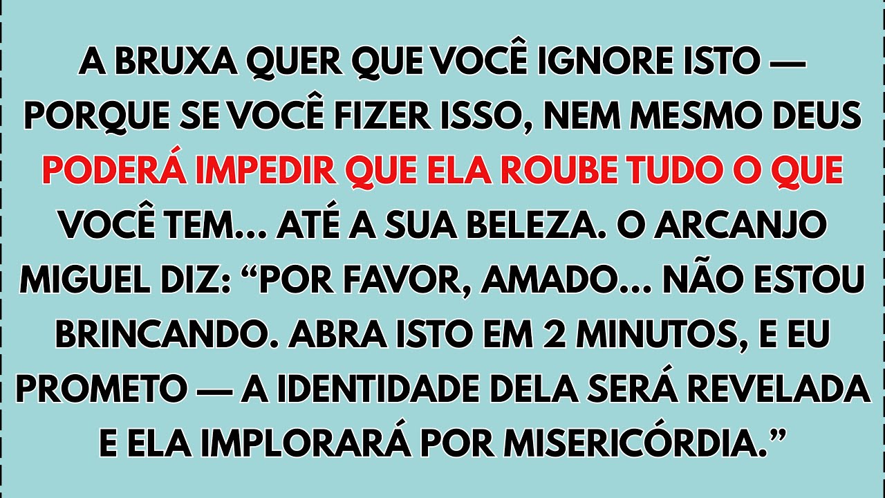 🔥🧙‍♀️ A BRUXA QUER QUE VOCÊ IGNORE ISTO—PORQUE SE FIZER ISSO, NEM MESMO...