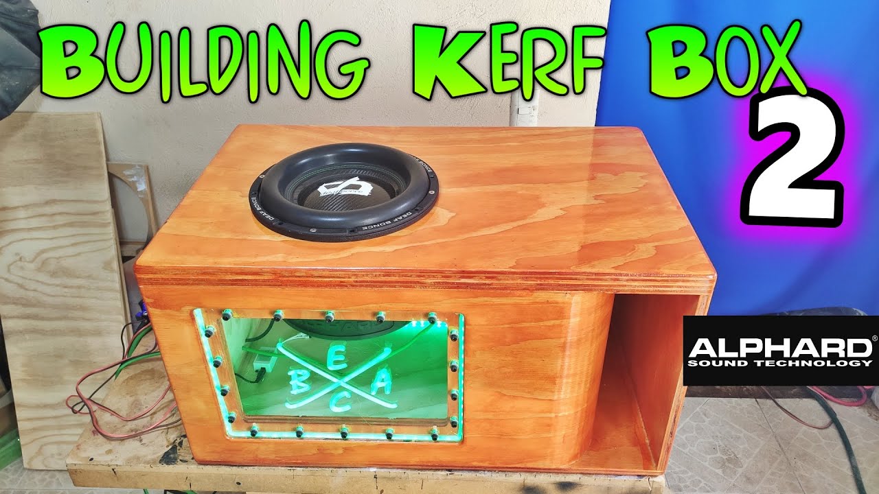 Fabricando Cajón KERF para Subwoofer Ruso Deaf Bonce DB412D1- Parte 2 | EBAC