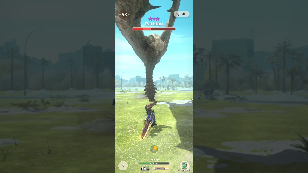 RATHIAN 8 ⭐ VS SINISTER SHADOW SHOTS GUNLANCE GRADE10 #MonsterHunterNow