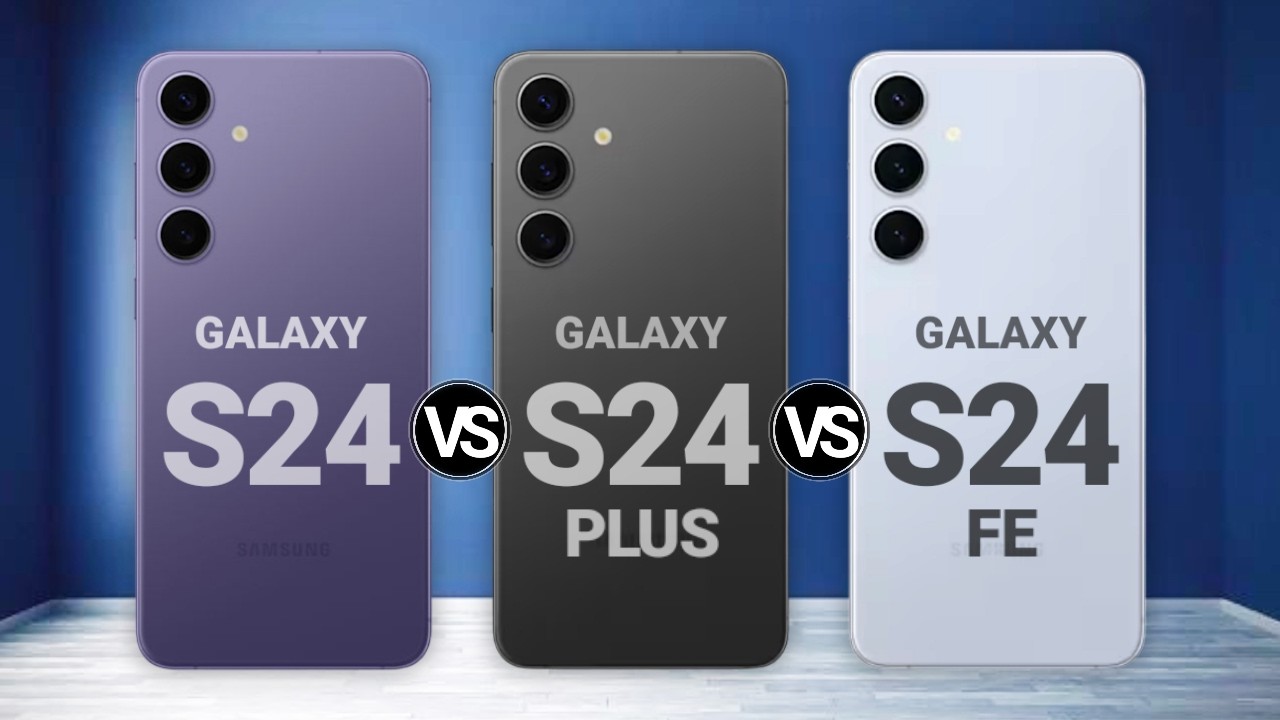 Samsung Galaxy S24 FE vs Samsung Galaxy S24 Plus vs Samsung Galaxy S24 specs review