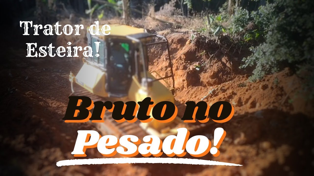 Trator de Esteira D51 Komatsu o Bruto no Pesado