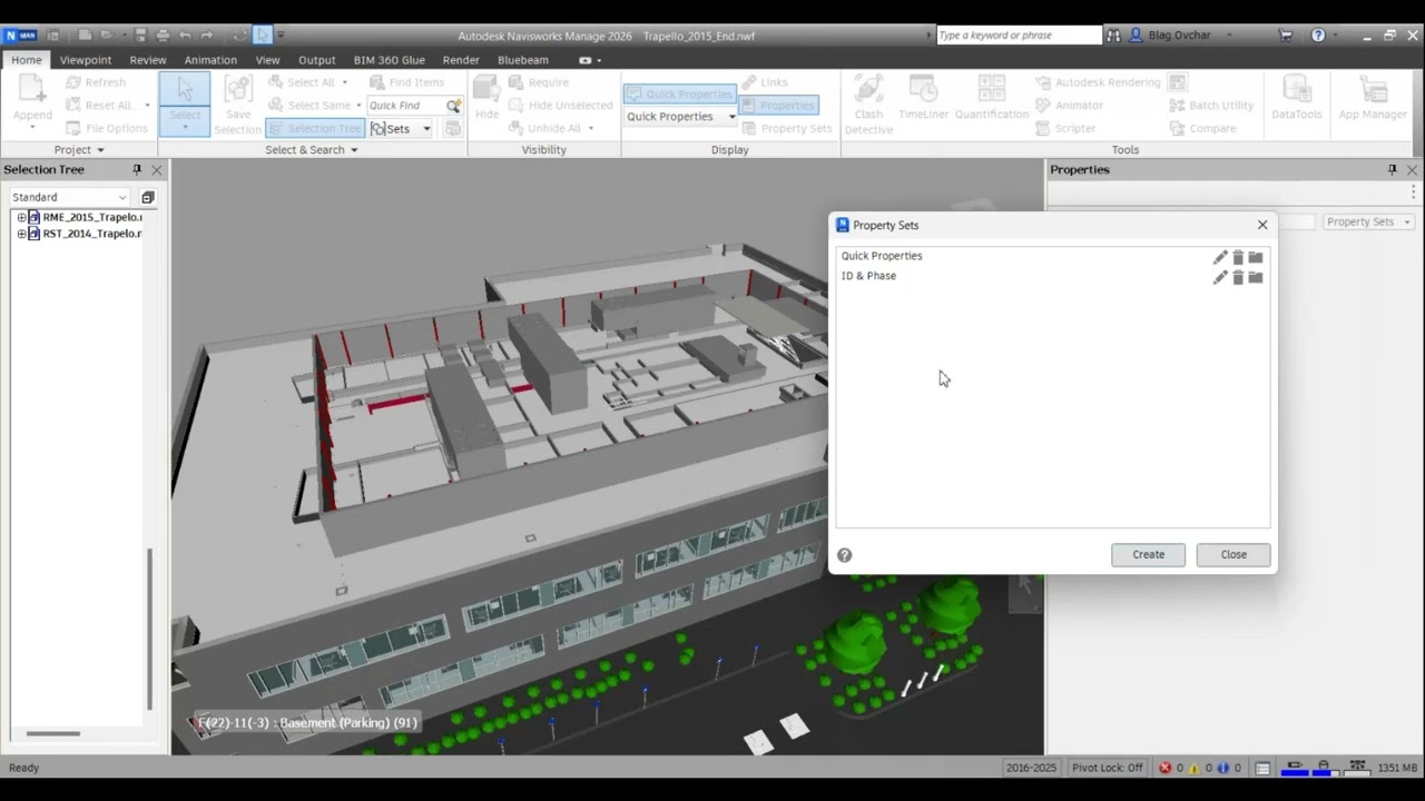 Navisworks Quick Properties