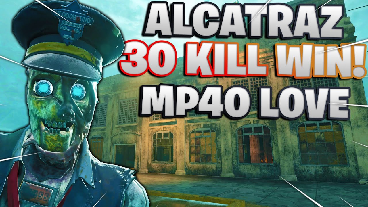 30 KILL ALCATRAZ WIN! The MP40 is Very Nice | CoD Blackout