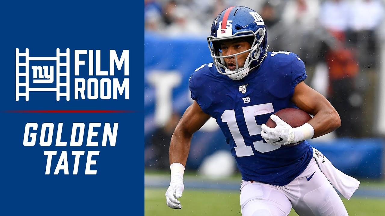 Film Room: Breaking down Giants WR Golden Tate's 2019 Game Tape | Inside the Film Room
