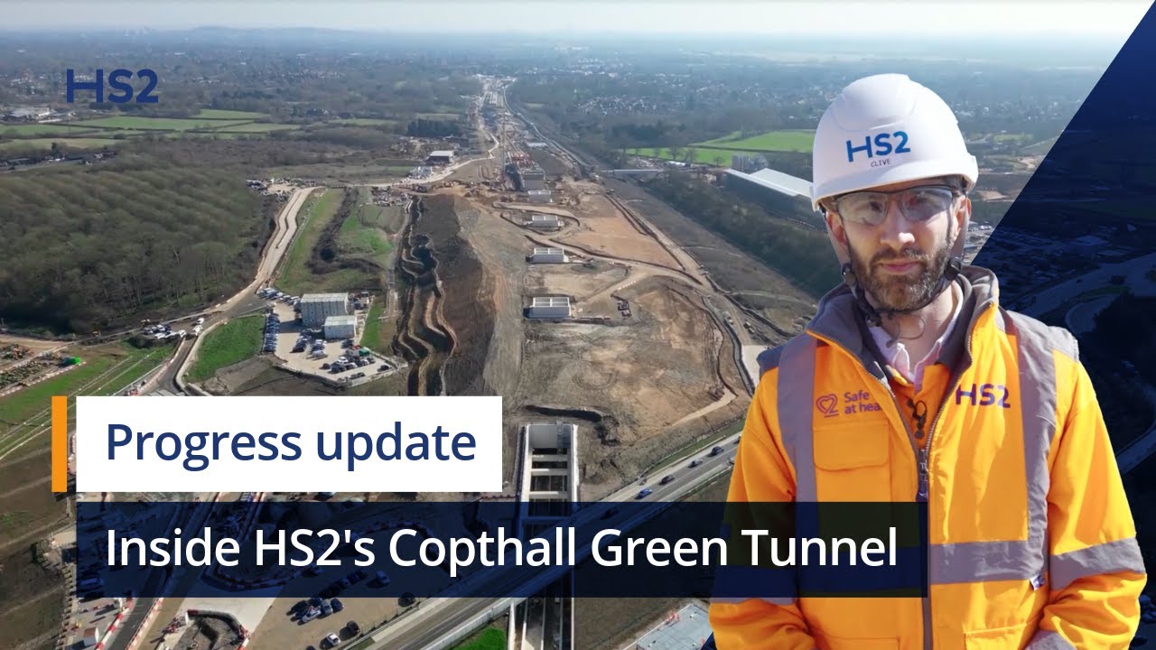 Inside Copthall Green Tunnel: 🚄 Building HS2’s Hidden Railway in West London 🏗️