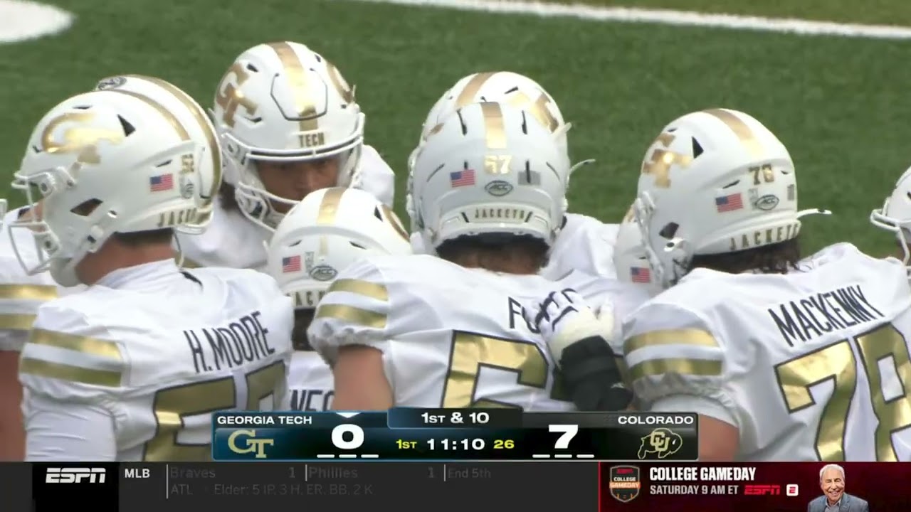 Georgia Tech vs Colorado Full Game HD NCAAF 8/29/2025