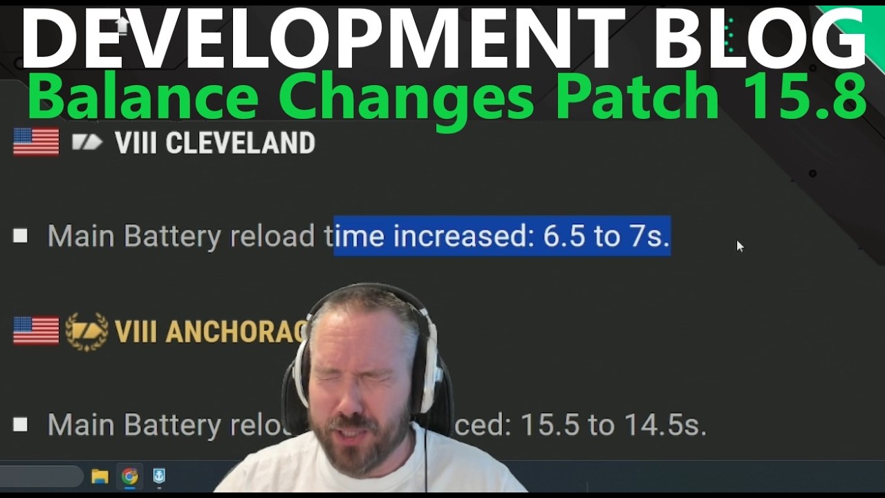 Development Blog - Balance Changes 15.8