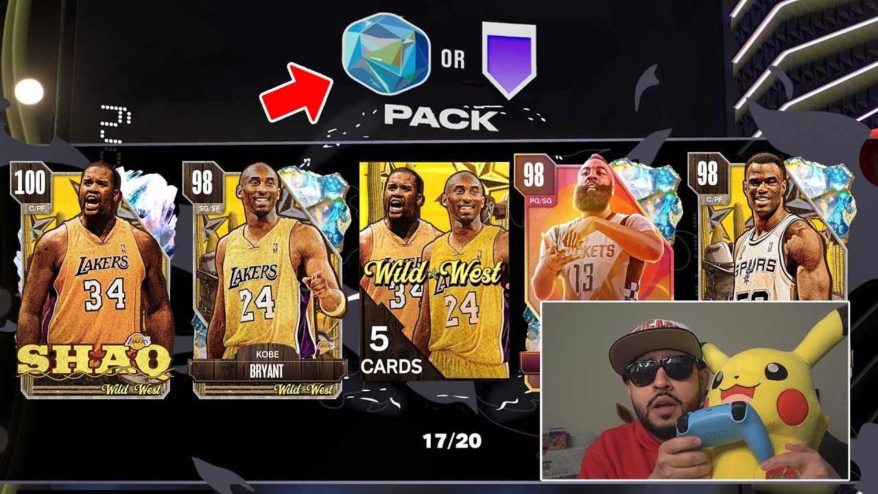 MULTIPLE PULLED! I Spent Everything for 100 Overall Shaq and Galaxy Opal Kobe Bryant NBA 2K24 MyTeam