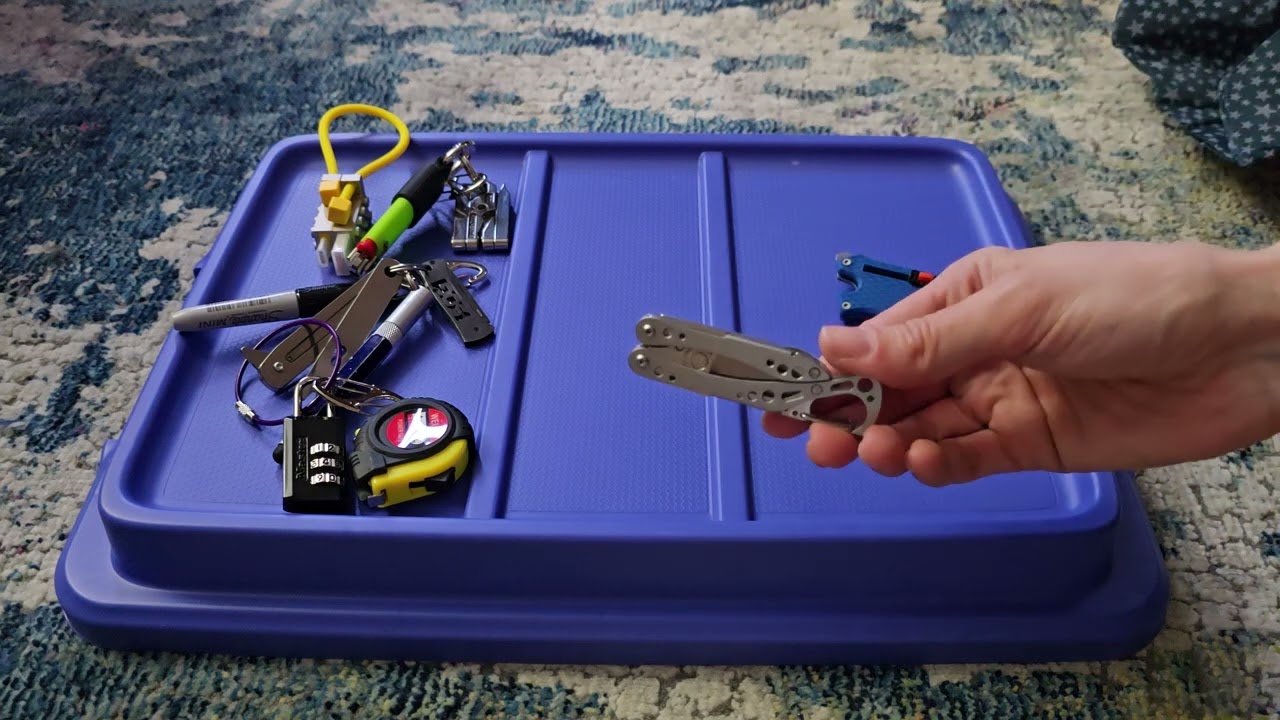 Modular keychain edc items