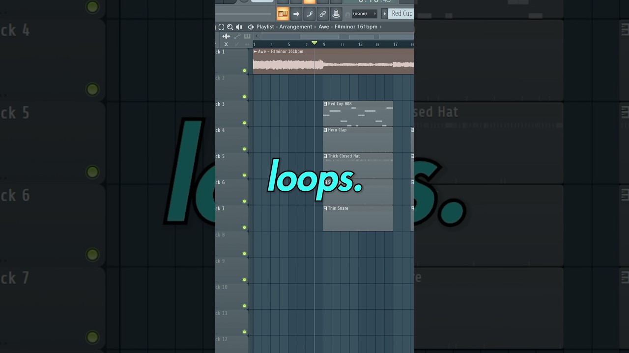 КАК ПРЕВРАТИТЬ ЛУП В ПОЛНЫЙ РИТМ В FL STUDIO! #flstudio #flstudiotutorial #musicproduction