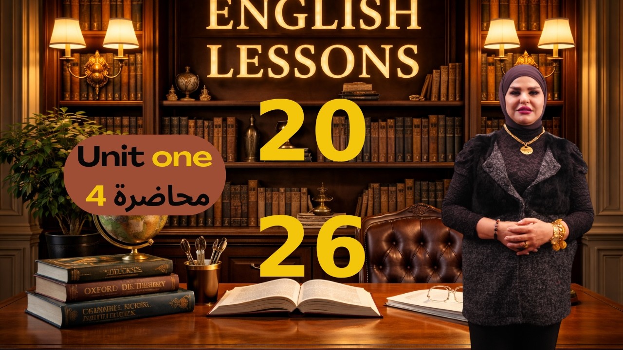 انكليزي سادس / منهج 2026 / Unit 1 / محاضرة 4