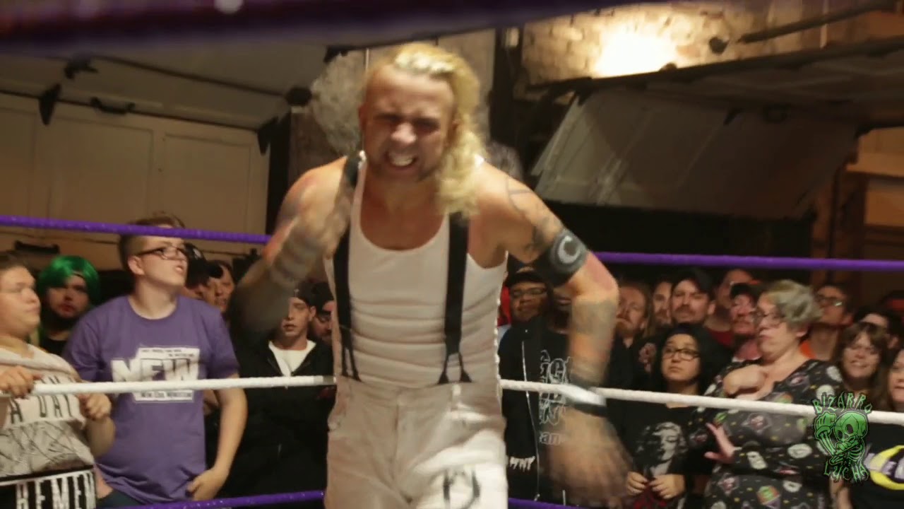 BIZARRO LUCHA (Casket Match: Danhausen vs Tripp Cassidy vs Atticus Cogar)