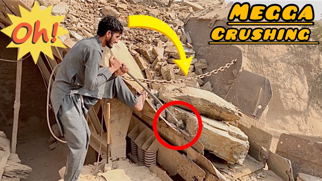 💥Mega Crusher Destroying Huge Boulders Powerful Stone Crusher vs Giant Boulders#asmr #rock 